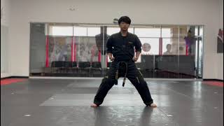 Tiny Tiger White Belt Pattern