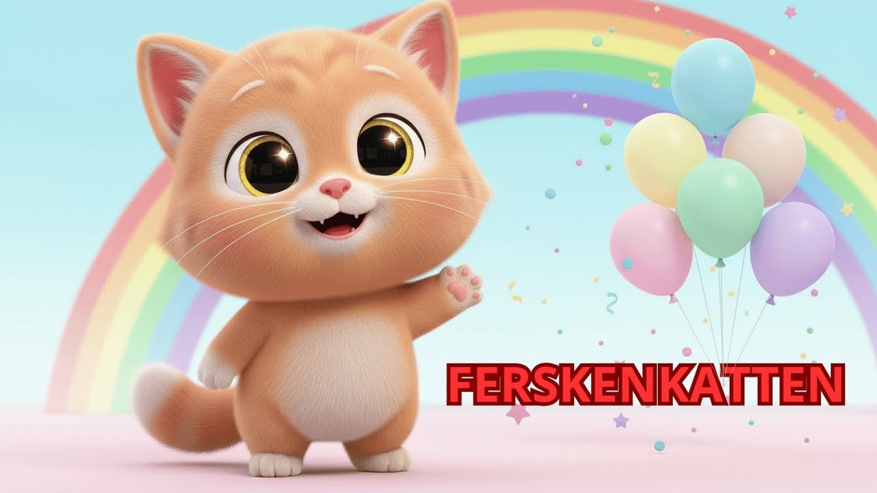 FERSKENKATTEN – SJOV BØRNESANG