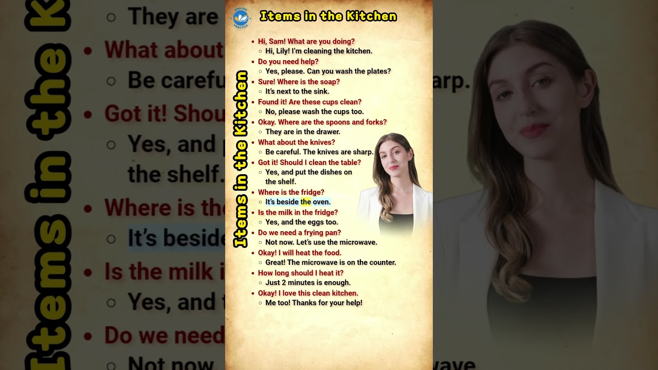 Can You Name These Kitchen Things in English? 😮