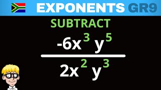 Grade 9 Exponents: Subtraction Rule