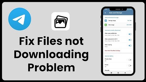 Fix Telegram Files Not Downloading Problem | Slow Download Speed Solution 2025
