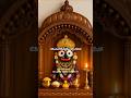 Bring divine charm home! Handcrafted wooden Jagannath Mandir 🛕 @ushahandicraft  #shorts