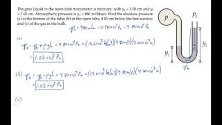 Fluids: Pressure. Level 2, Example 2