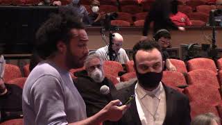 Local 1 Plumbers MemberTestifying at Brooklyn Climate Action Council Hearing