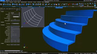 D02 Stair with curved steps
