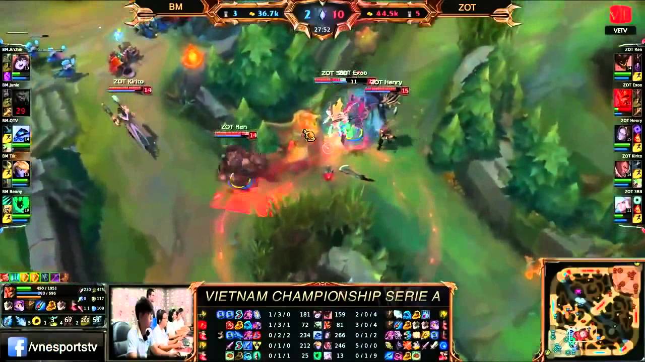 [LOL Championship Vietnam] Boba Marines vs Zotac DClub (R15) - VCSA 2015