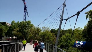 Downtown Greenville celebrates 15 years of the Liberty Bridge