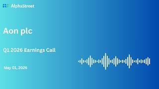 AON Stock |  Aon plc Q1 2026 Earnings Call