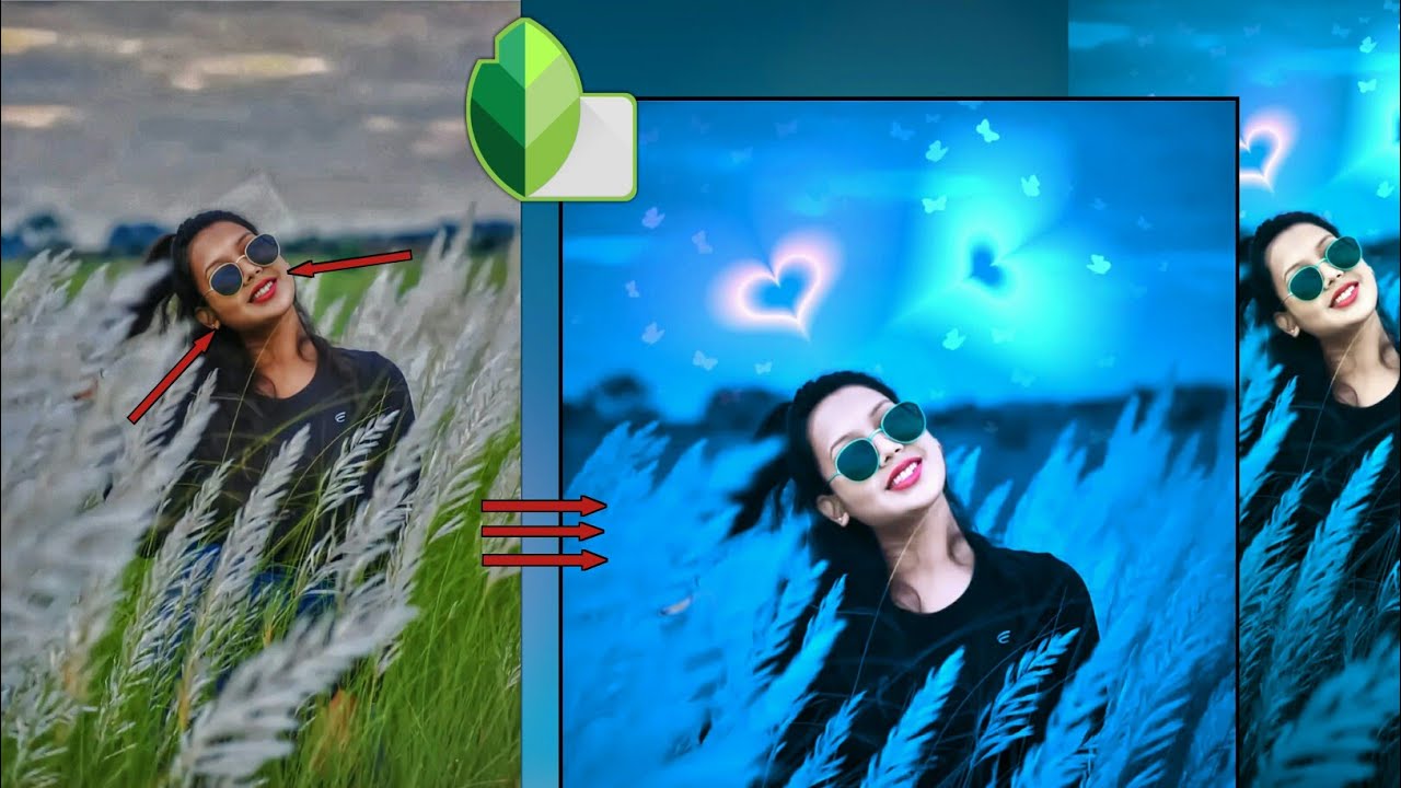 Snapseed Creative Photo Editing Tricks🔥 Snapseed Blue Effect