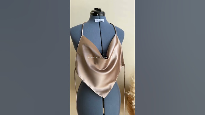 DIY satin cowl neck top- full sewing tutorial on YT page! DIY FASHION. How to sew #sewing #diy #sew
