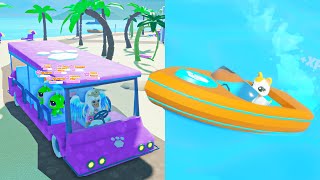 Summer Beach Vacation at Tropical Roblox Hotel