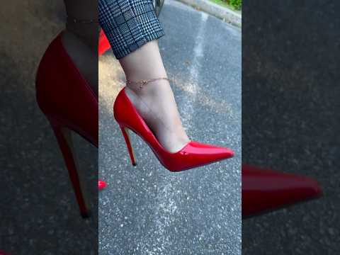 There is a surprise in my pumps 👠😈 #ytshorts #roaches #redpumps #highheels #asmr