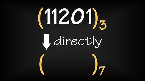 Converting between bases DIRECTLY (no need to go to base 10)