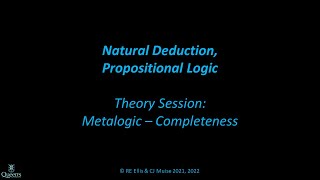 Logic21aMetalogicComplete
