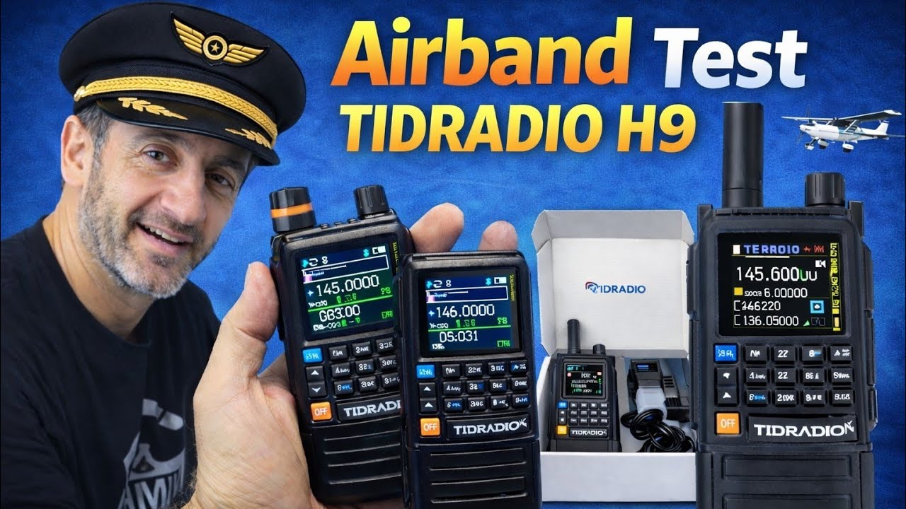 Тестирование радиодиапазона Tidradio H9