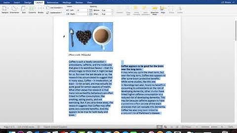 How to create newspaper style colums - Word 2016 for Mac