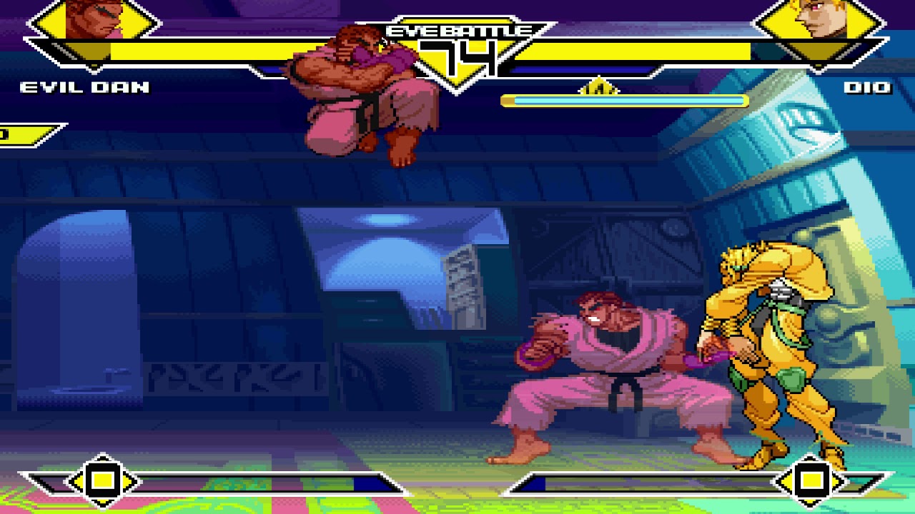 [HD] MUGEN 1.1: Evil Dan vs. DIO