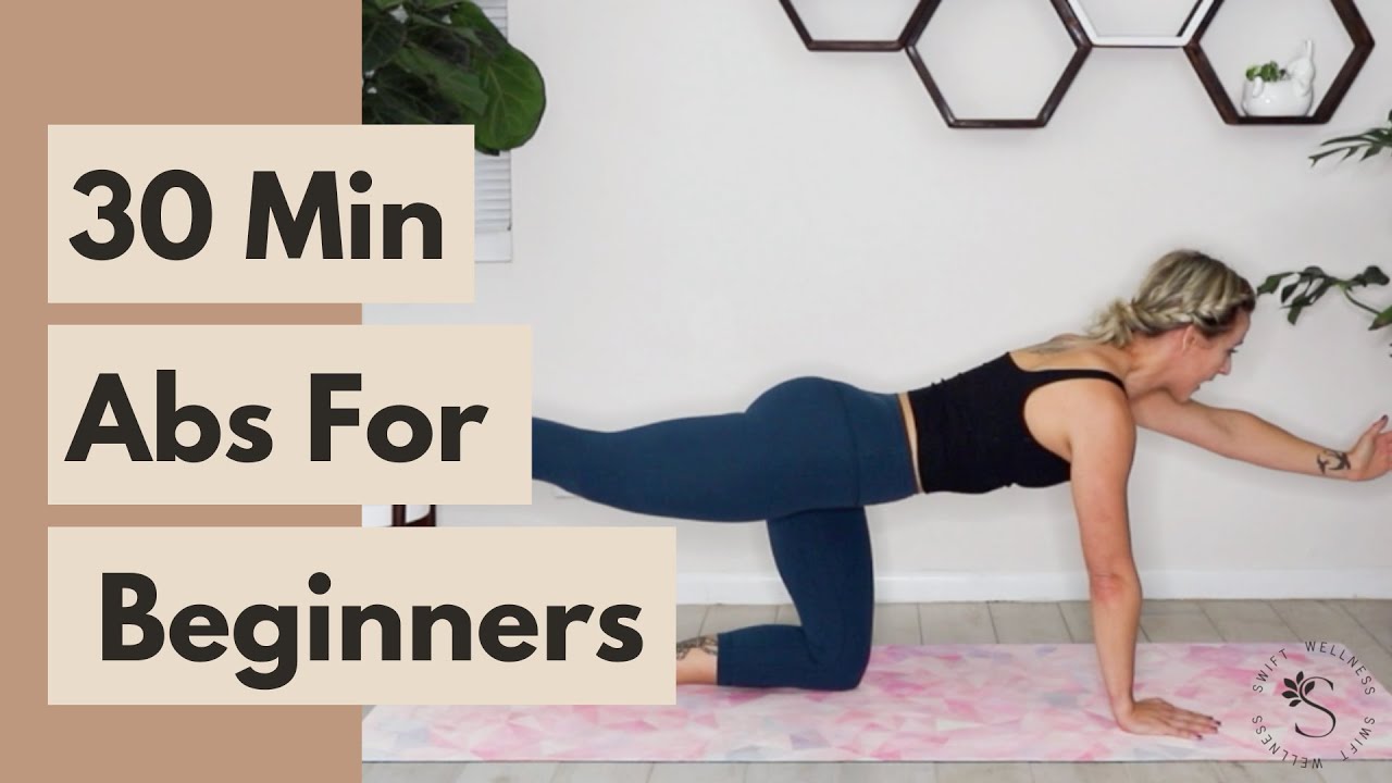 30 Minute Beginner friendly CORE WORKOUT AtHome (No