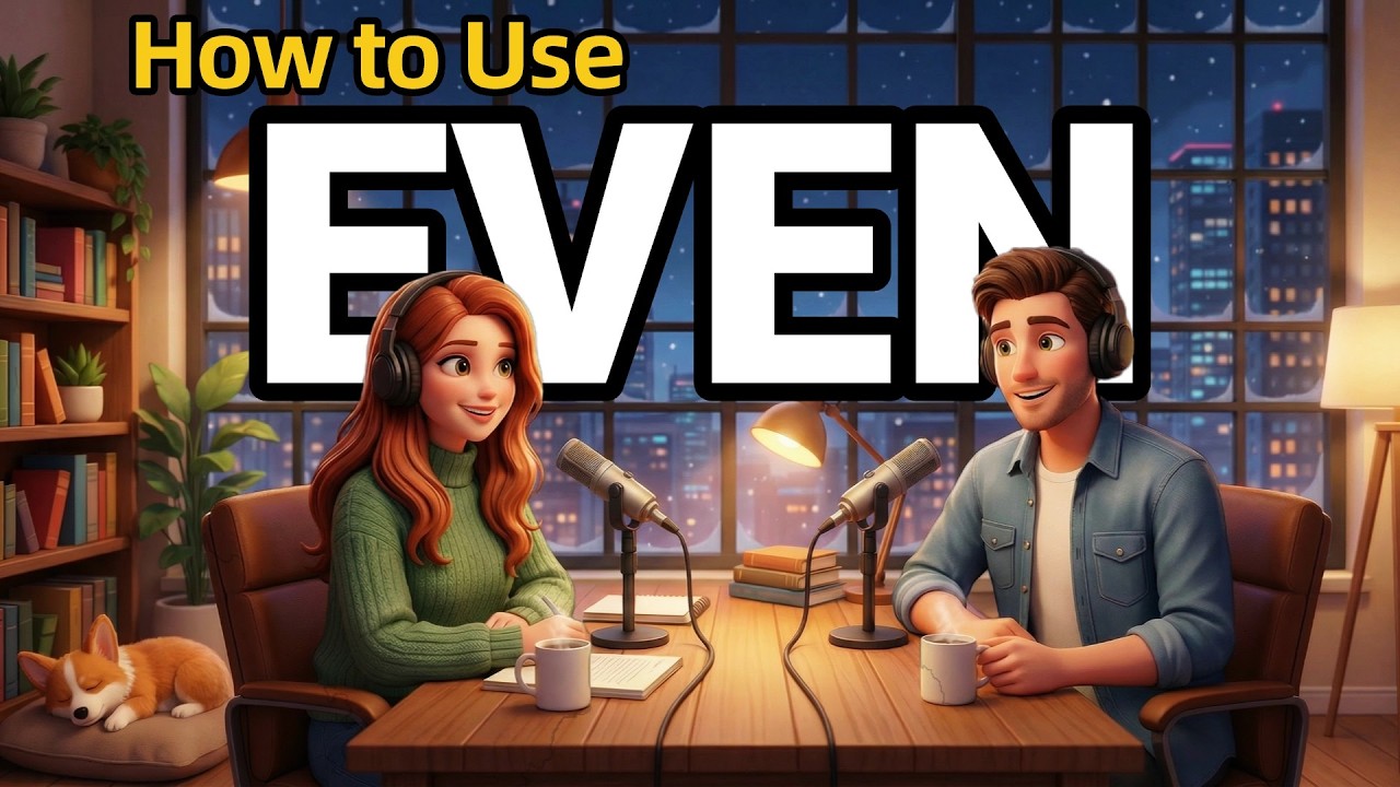 How to Use EVEN in Everyday English | Daily English Conversations | English Podcast