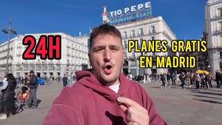 24 horas haciendo planes gratis en madrid. Turismo gratis. #madrid #turismo #viajes #gratis 