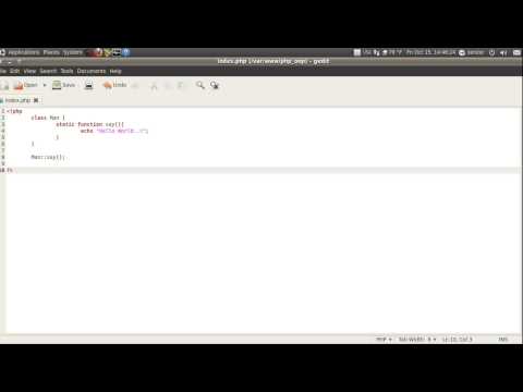 php oop แบบง่ายๆ ตอน 17 static method usage