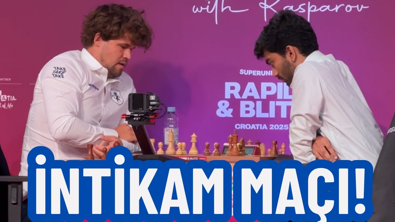 OLAYLI MAÇIN RÖVANŞI İNANILMAZ OLDU! | Magnus Carlsen(Dünya No.1) vs. Gukesh(Dünya Şampiyonu)
