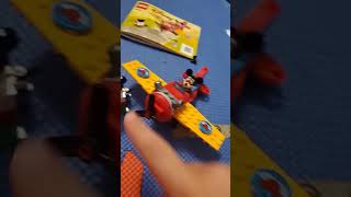 Building Lego Mickey Mouses Propeller Plane 10772 Set