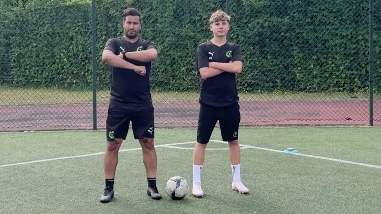 Football technique: Coerver niveau 1: Level 9
