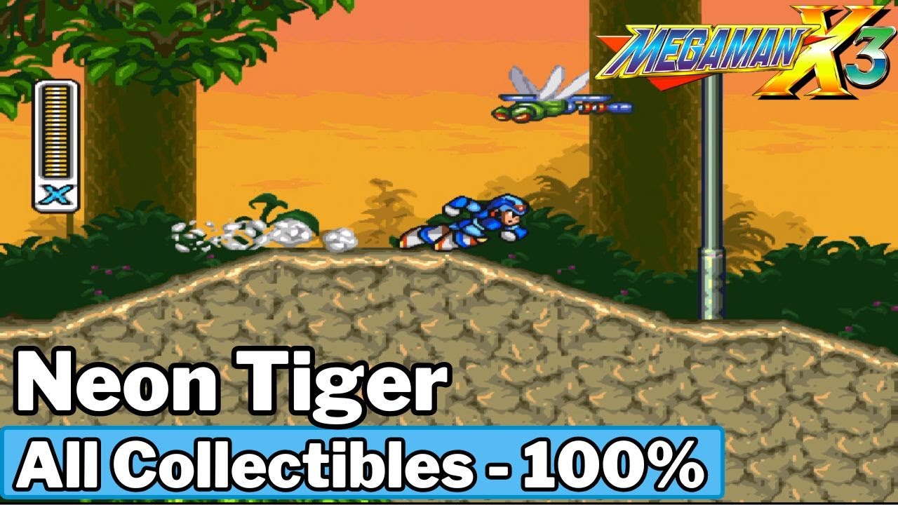 Neon Tiger – All Items (100%) | Mega Man X3