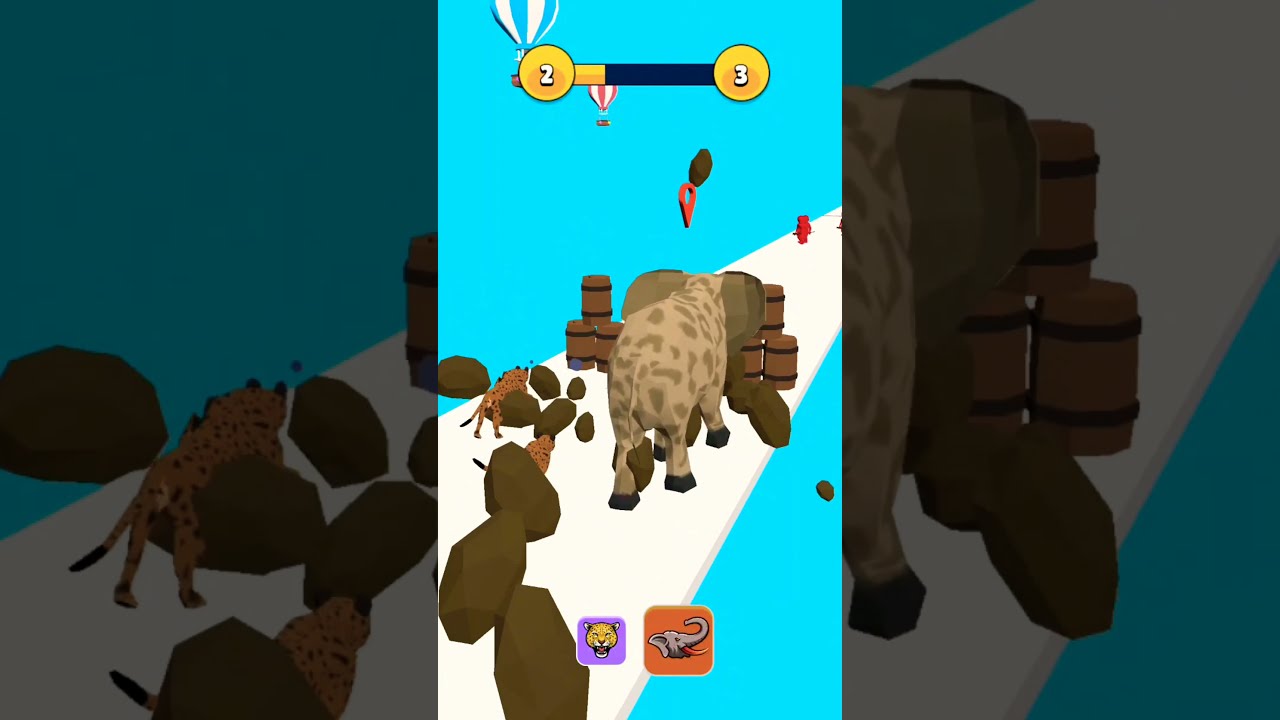 Animal Transform Race - Gameplay Walkthrough Level 2