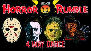 Who Will Survive? Jason Voorhees VS Freddy Krueger VS Michael Myers VS Leatherface Horror Rumble