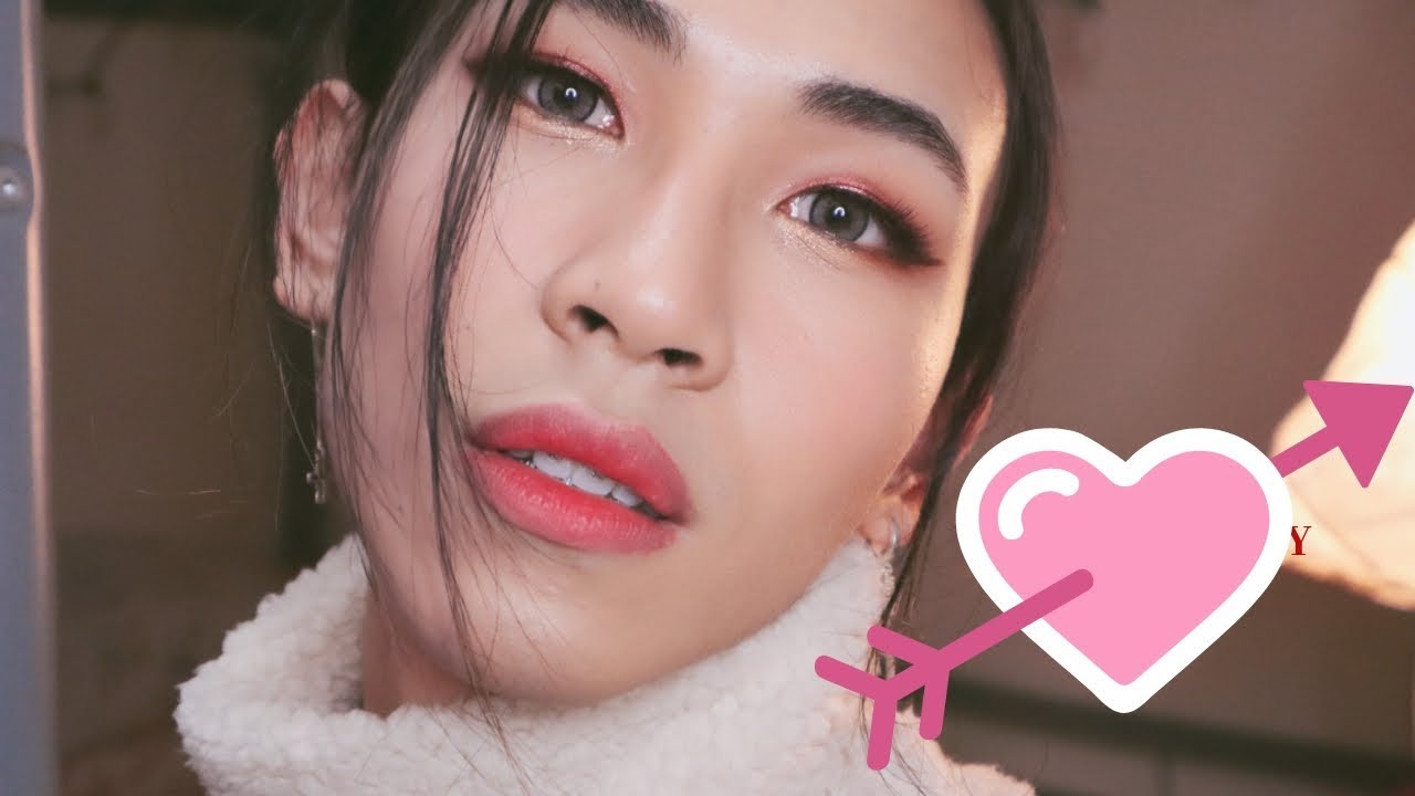 Cranberry Pop makeup look tutorial | VALENTINES DAY skincare routine order