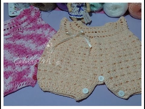 Body bombachudo en crochet paso a paso para bebés ENGLISH SUBTITLES -  YouTube