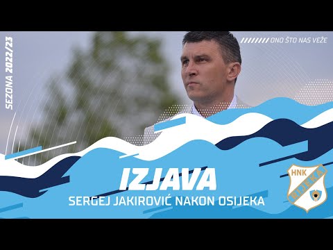 Sergej Jakirović nakon Osijeka - 36. kolo (2022./2023.)