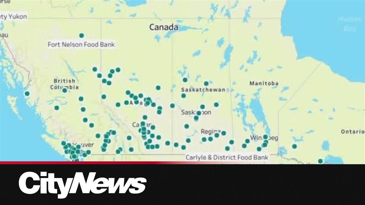 Canada's first pet food bank map