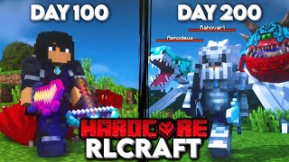 An Expert Survives 200 Days in HARDCORE RLCraft... Here's What Happened