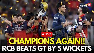 RCB Vs Gujarat Titans IPL 2026 Final LIVE | RCB Beats GT By 5 Wickets, Earns 2nd Title In 2 Years