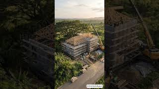 Amazing Minimalist House Construction Timelapse on an Empty Roadside Plot
