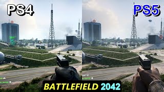 BATTLEFIELD  2042 :- ps4 vs ps5  COMPARISON (  4k  ) 60fps .