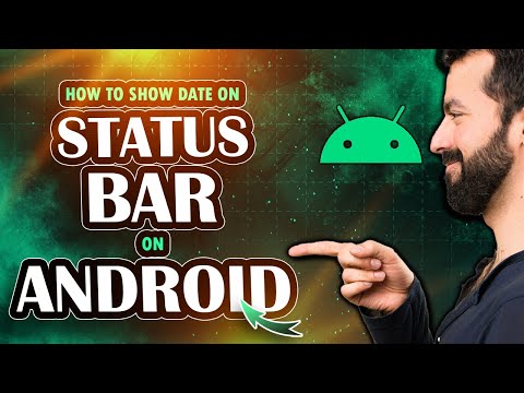 How to show date on status bar on Android (2025)