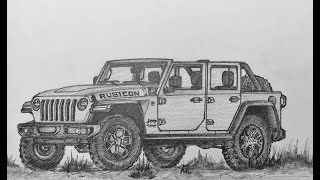 How to Draw a Jeep Wrangler How to Draw a Jeep Wrangler