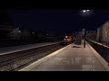 مرور القطار الروسي منتصف الليل بجرار جينرال اليكتريك بالسرعة القصوى على محطة الفيشن Train Simulator 