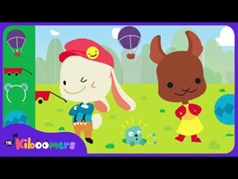 Do Your Ears Hang Low | Kids Song | Hidden Objects Game | The Kiboomers Instructional Video