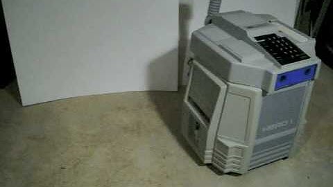 Heathkit Hero 1 Robot Executing a short stored program