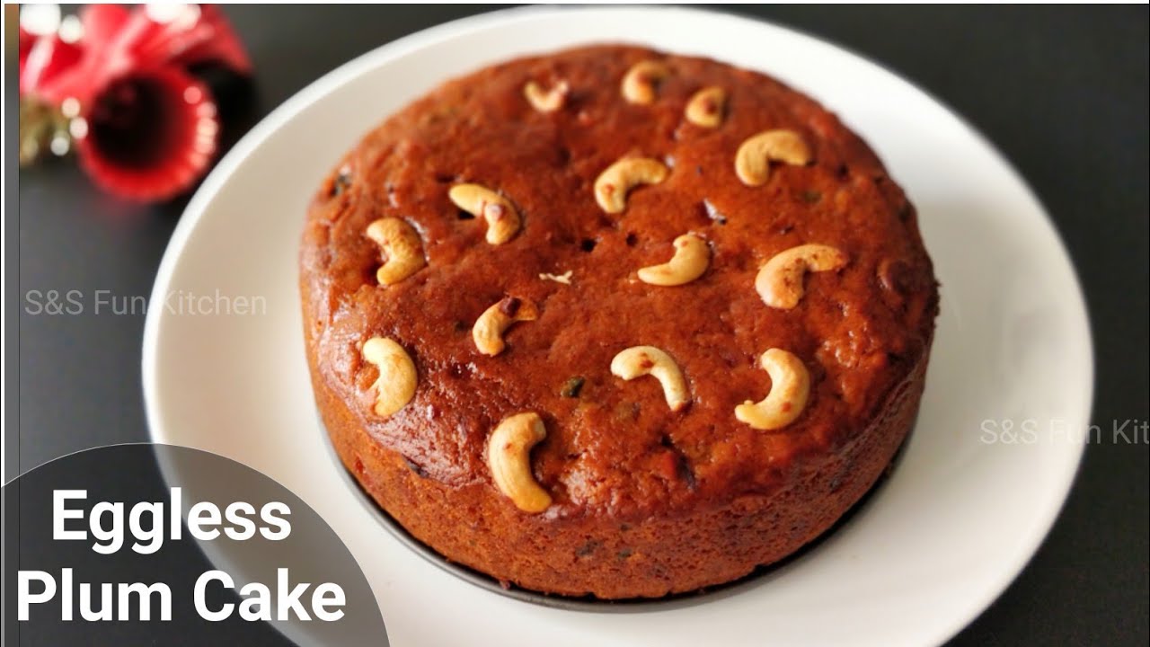 Christmas special plum cake recipe ~No Egg No Alcohol | Christmas fruit cake recipe/Plum cake recipe