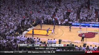 2012 NBA Finals Game 5: Miami Heat vs OKC Thunder Final Minutes