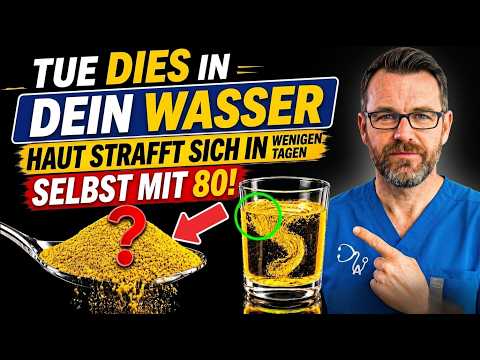 DIESES ins Wasser nach 60: Kollagen aktivieren, Falten beseitigen, Haut verjüngen