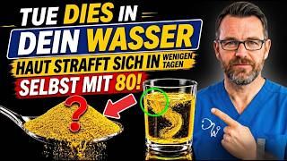 DIESES ins Wasser nach 60: Kollagen aktivieren, Falten beseitigen, Haut verjüngen