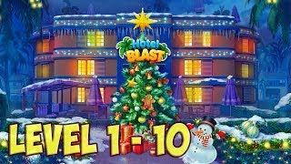 Hotel Blast Level 1 - 10 [ Gameplay Story ] HD screenshot 5