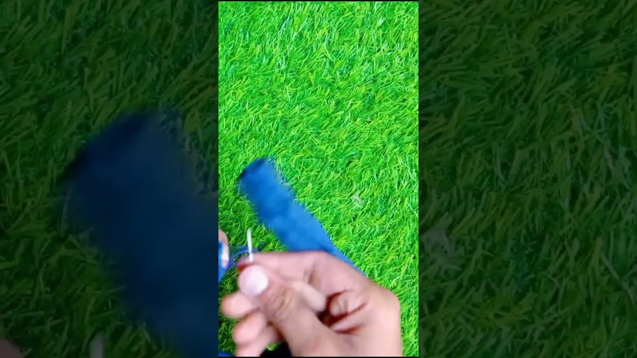 Diy scrunchie hairband | denim hairband | 